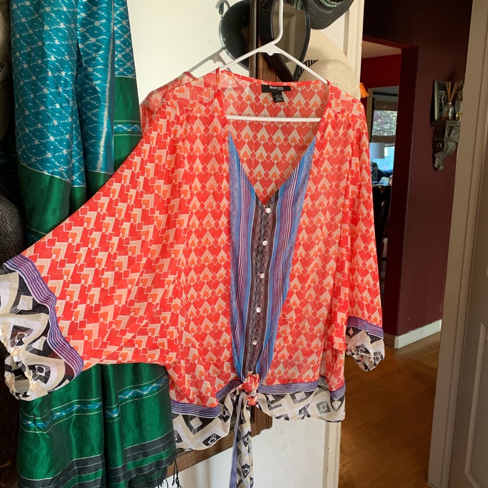 Chiffon blouse, 3x